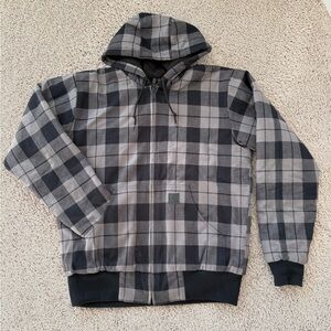 Carhartt rare‎ Vintage Plaid Carhartt Hooded Jacket size M/L